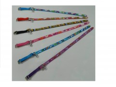 Cat Collar, Soft Rubber or Vinyl Patterned Cat Collars with Bell